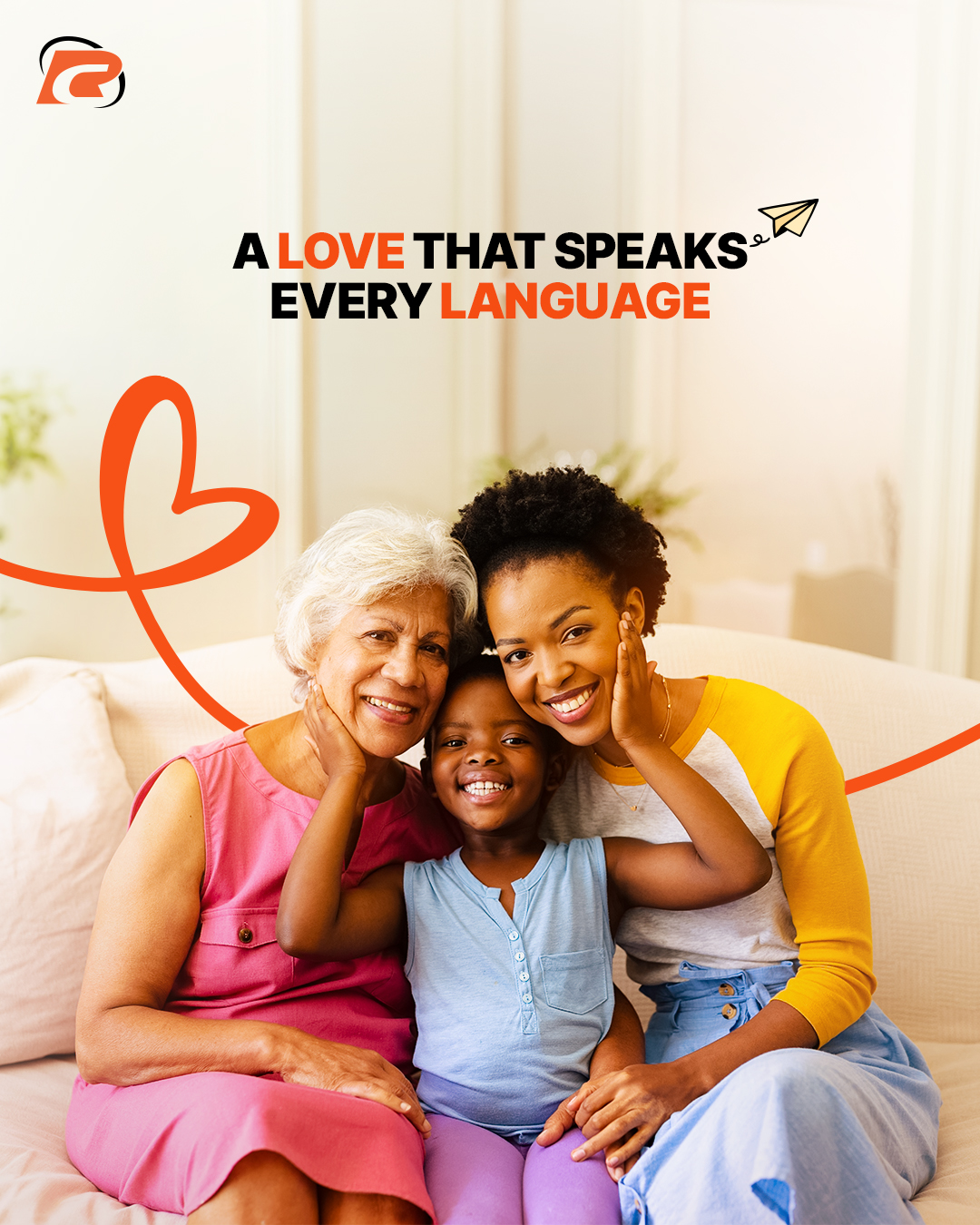 Mother receiving thoughtful Mother’s Day gifts from family while smiling and celebrating love from abroad with financial support through Remit Choice