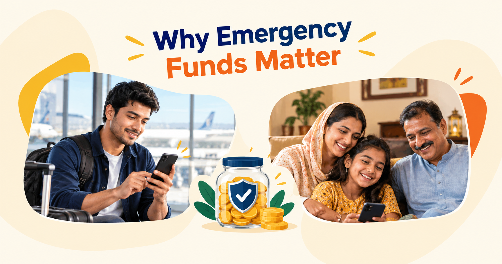 Emergency funds matter for rainy days and a better future.