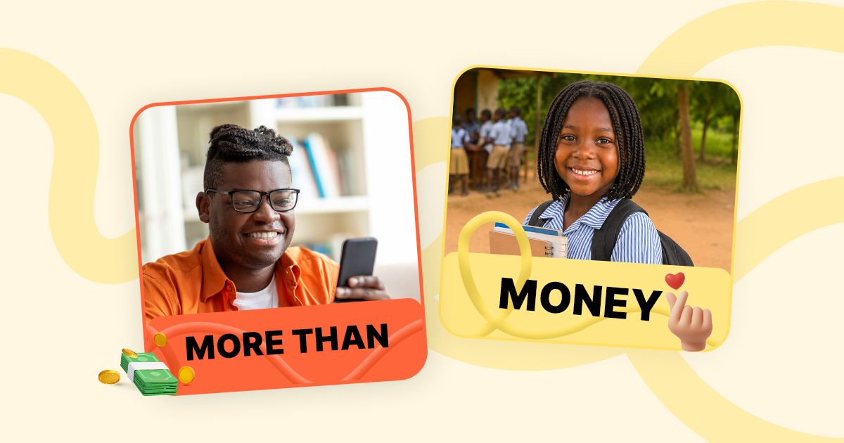 Supporting education from abroad.