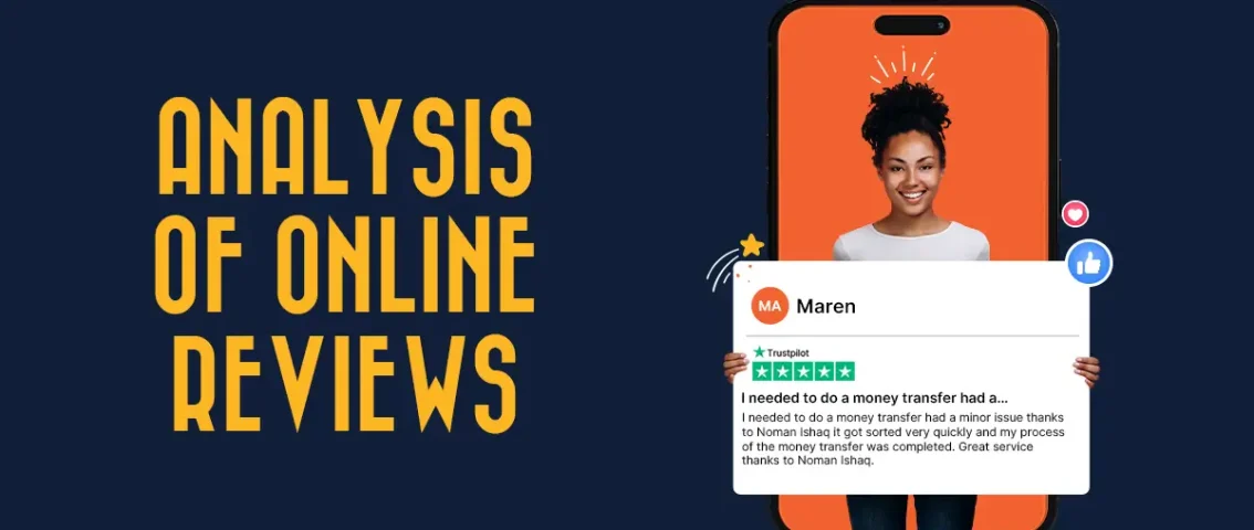 Analysis of online reviews before sending money to Nigeria