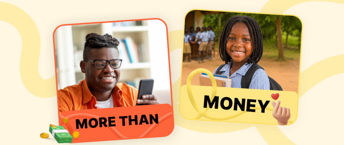 Supporting education from abroad.